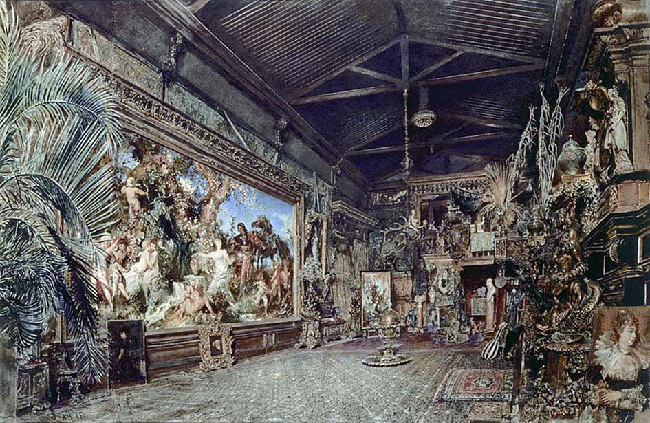 Hans Makart Atelier in the Casting House Road in Vienna